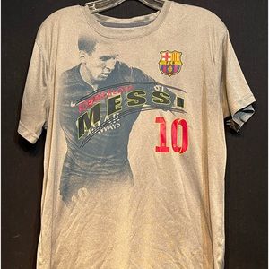 FCB MESSI Men's t shirt number 10 size Large